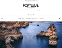 Tablet Screenshot of portugalholidays.com